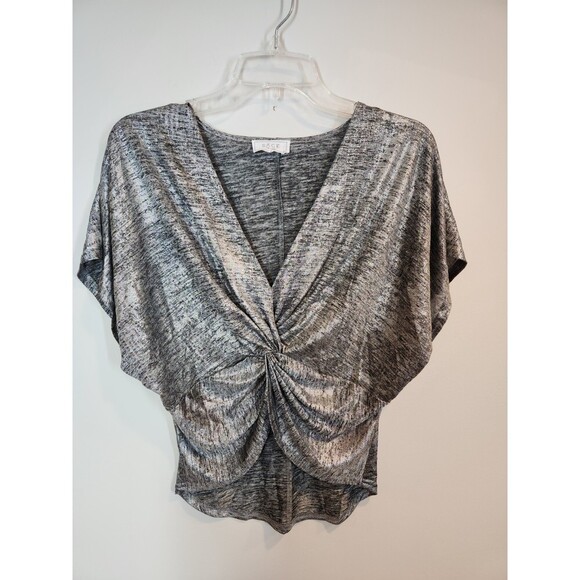 sage the label knot twit metallic blouse size S - Picture 1 of 6